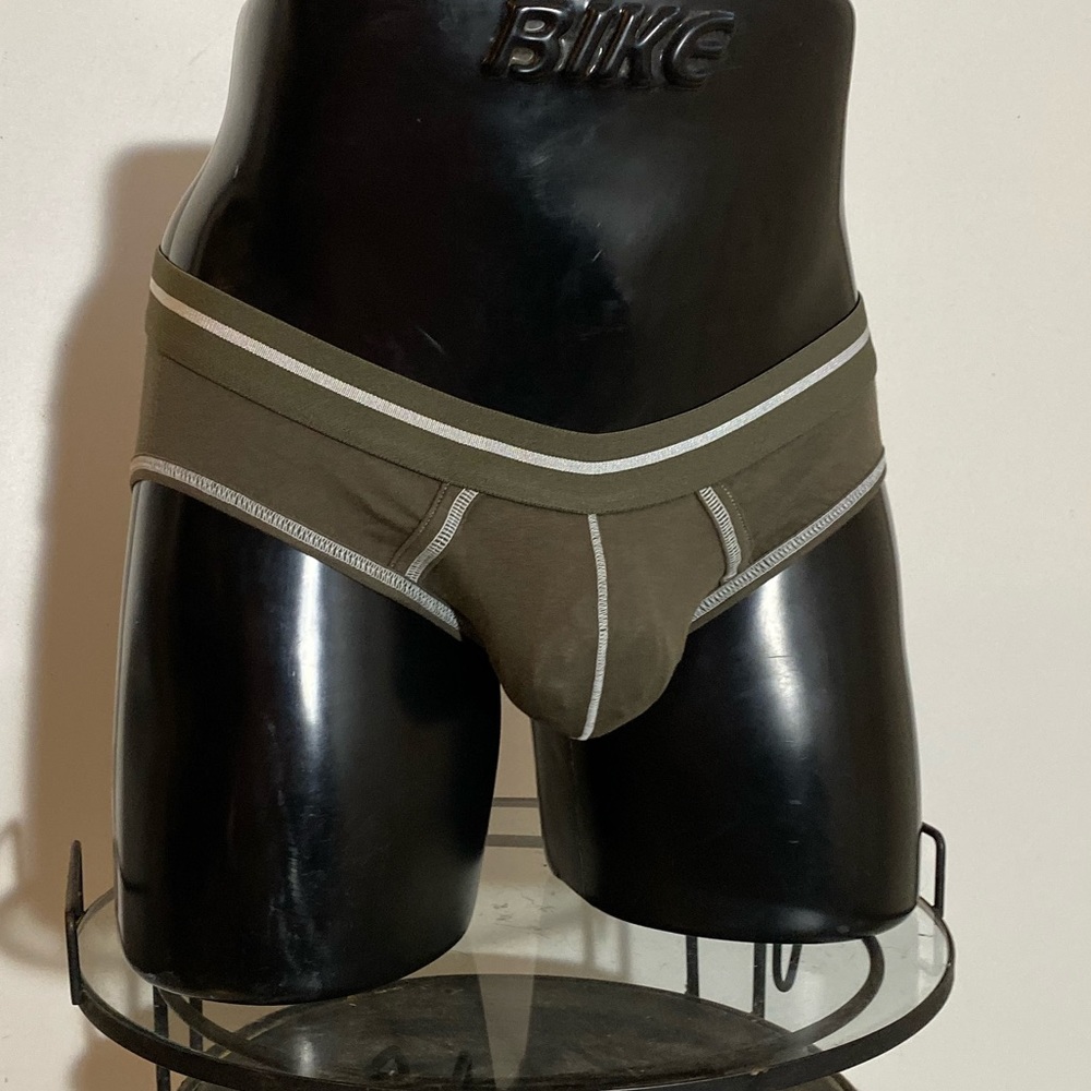 Olive green DT lowrise briefs